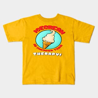 Ice cream cheap therapy Kids T-Shirt